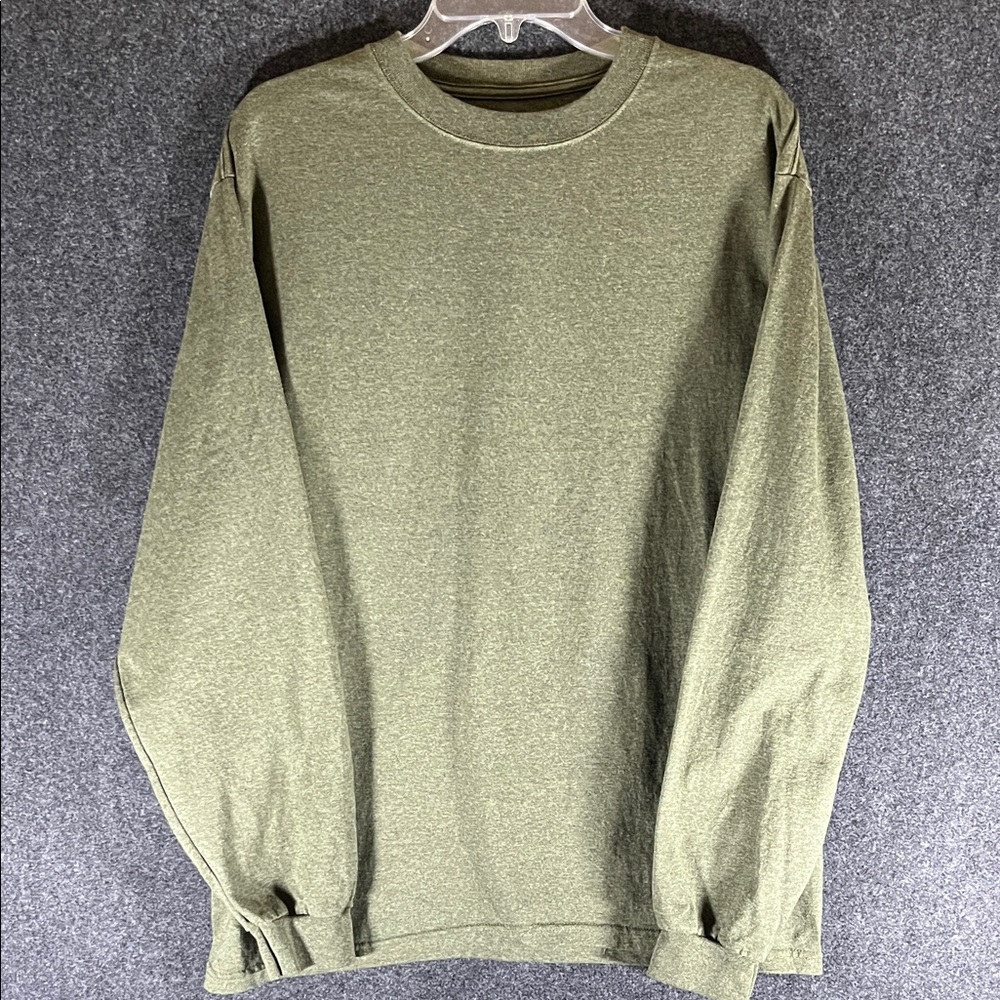Green Long Sleeve Men's Tee